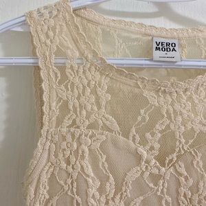 Cream Lace Vera Moda Dress